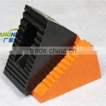 factory price black rubber truck wheel stopper