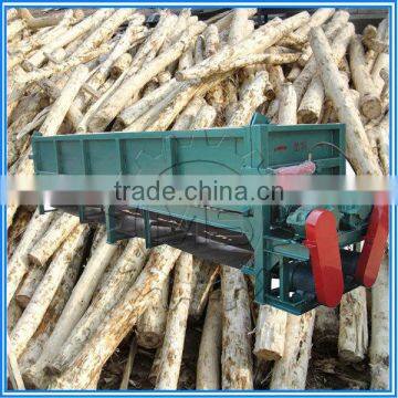 Single roller wood debarker wood peeling machine