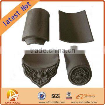 New design porcelain unglazed roofing tiles Chinese