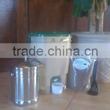 20 liter Bokashi Composter with Stainless Steel Pail