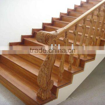 Strand Woven Carved Bamboo Stair-Luxury Lion Strand Design