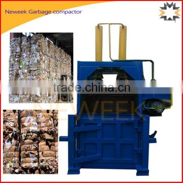 Neweek environmental vertical hydraulic baler garbage compactor