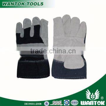 GL002 black back cow leather gloves