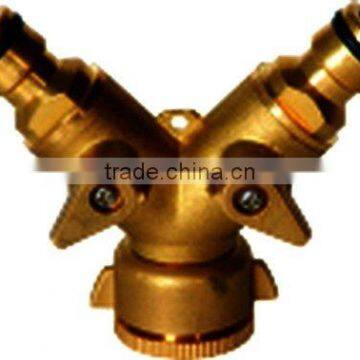 2 Way Valve With Swivel 3/4"+1/2" LD6008(Brass Fittings)