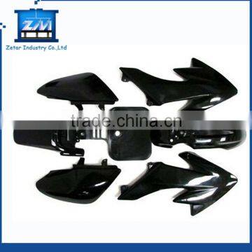 TMS PSHNK Black Plastic Fairing (7 PCS Honda CRF XR 50 CRF 125cc SSR PRO Pit Dirt Bike)