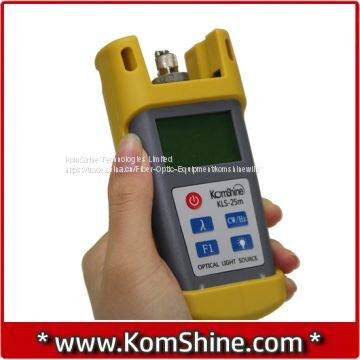 Инструменты для тестирования волоконного оптика. Источник света Komshine Optical KLS-25m эквивалентен источнику света EXFO.