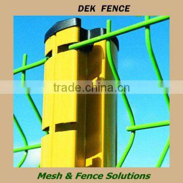 Fence ground anchor, metal green fence stakes, v shape fence post