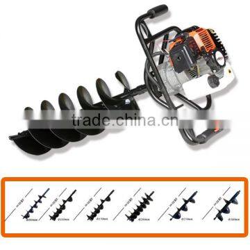 51.7cc 2 stroke tree planting heavy duty gasoline earth drilling machine