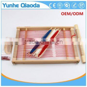 Kids Educational Wooden Traditional Toy DIY Weaving Loom photo-3