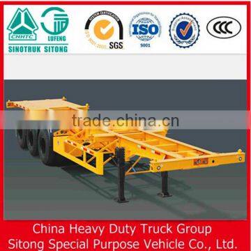 Tri-axle Skeleton Container Tipper Semi Trailer photo-2