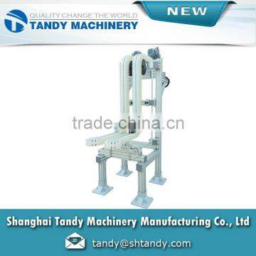 china vertical lifting conveyor for bottle conveying