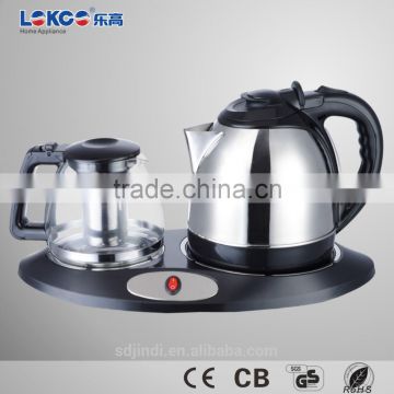 2015 cheap price kettle with glass pot water cooker,black tea maker,green tea maker