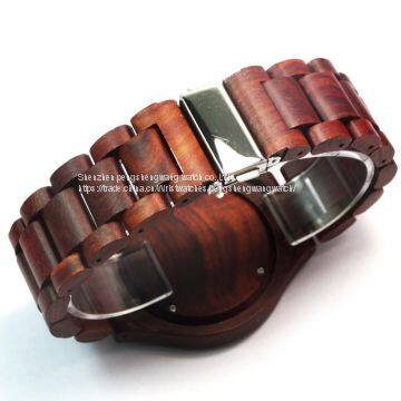 2017 Wood Watch Shenzhen Wooden Factory Red Sandal Wood Watches photo-5