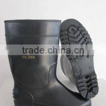 Cheap Black Pvc Working Rain Boots photo-6