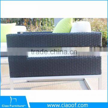 Aluminum Material Rattan Wicker Sofa Set Outdoor Furniture photo-2