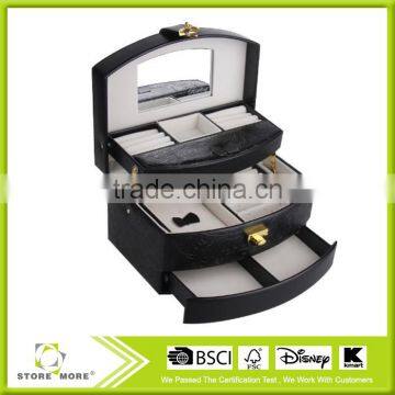 Fashion Faux Leather Brass Locks For Jewelry Box photo-2