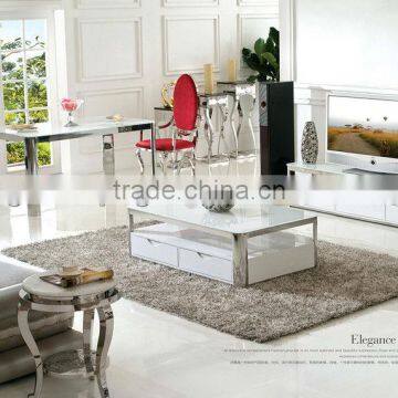 E356 2015 Xinqing Modern Living Room Furniture Tempered Glass tv Stand photo-2