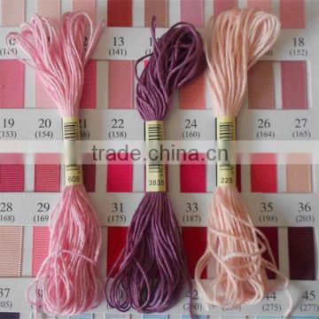 14081619 royal embroidery thread/color thread/china embroidery thread