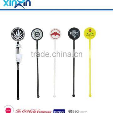 Plastic Swizzle Sticks, Round Head Cocktail Stirrer, Plastic Muddler photo-2