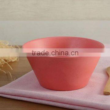 GREEN Eco friendly unbreakable reusable bamboo fiber take away bowl/salad bowl