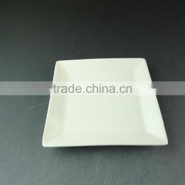 Wholesale Ceramic White Dinner Square Plate, Cheap Porcelain Plate in Stock photo-2