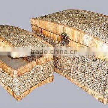 Trunks/ Storage Trunk Set 2 Pieces/ nature material chests