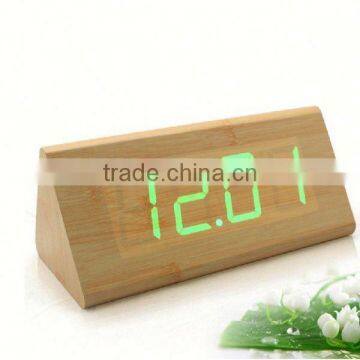 YIWU HUIXUAN Wholesale Smart Led Wood Clock for Home Decoration photo-6