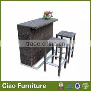 Bar counter high quality fashion rattan bar furniture