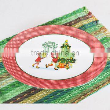 Beautiful Decaled White Oval Plate photo-4