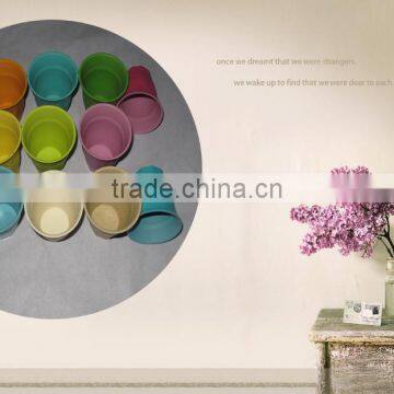 China Manufacturer Simple Style Eco Friendly Bamboo Fiber Picnic Cup Without Ear photo-3