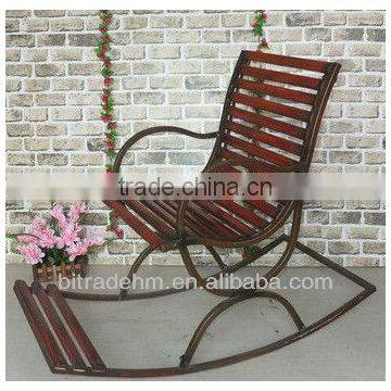 metal garden rocking chair