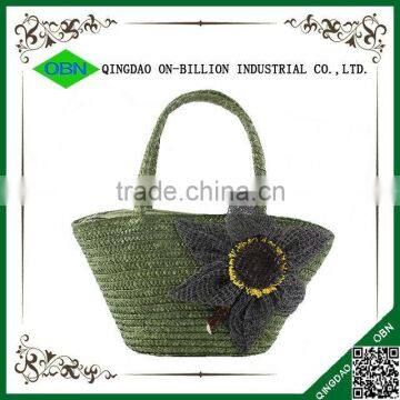 Lead fashion summer promotional straw handbag