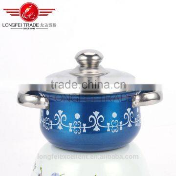 China Popular Shape High Quality Colorful Stainless Steel Soup Pot Set photo-3