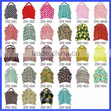 Unique Baby Shower Gift Cotton Nursing Cover Nursing Privacy Breastfeeding Cover With Matching Storage Bag photo-5