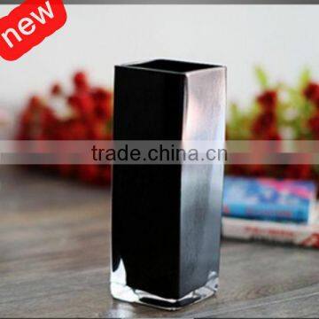 black flower vase,cylinder vase,vase for the colors antique