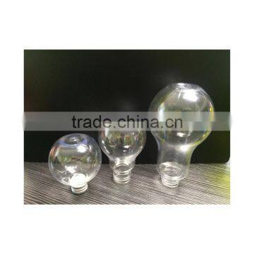 Hot Selling 50ml Mini Light Bulb Shaped Aluminum Lid Clear Plastic Candy Jars photo-5