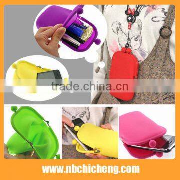 Candy Color Silicone Cosmetic Bag, Lady Style Silicon Bag, Silicone Makeup Bag photo-4