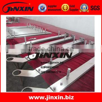 JINXIN flexible fencing fiberglass glass stairs balustrade with fashion design