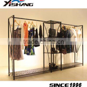 OEM metal clothes rack shop furniture garment display