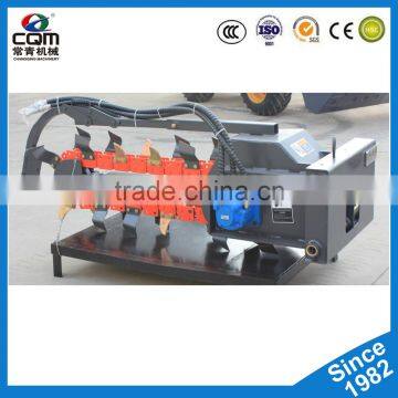 China chain trencher working for skid steer loader/trenching machine