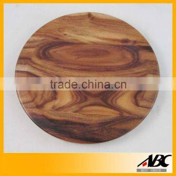 High Quality Round Shape Acacia Wood Cute Cutting Board