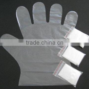 Transparent PE Material Disposable Plastic Gloves