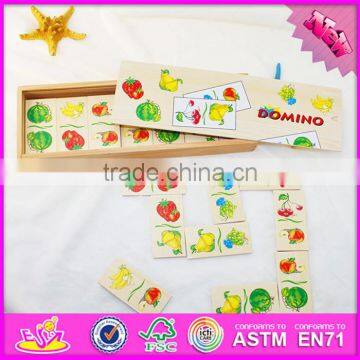 2016 Top Fashion Educational Wooden Children Domino Game WJ277620 photo-5