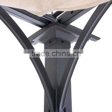 Patio Garden 10x10 Feet Grape Trellis Waterproof Metal Pergola photo-5