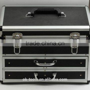 OK-Tools China Manufacturer 3 Drawers Combination Aluminum Package ToolsSet With Cordless Drill photo-3