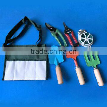 7 Pcs Hot Garden Tool Set with wooden handle