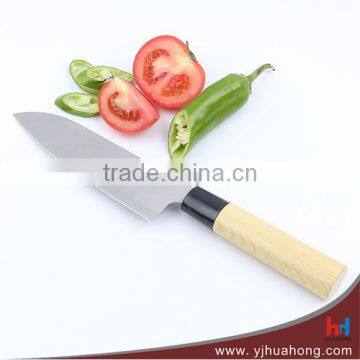 6.7"stainless steel santoku knives,kitchen knives with wooden coating plastic handle