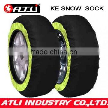 Hot selling quick mounting polyester fibre KE auto snow sock