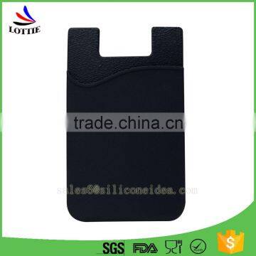 Lottie Supply Silicone Mobile Phone Card Pocket With Stand Holder photo-6