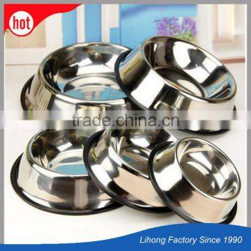 Stainless steel dog feeder pet bowl